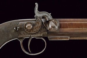 Rara pistola a luminello da viaggio di Manton  - Asta Rare Armi Antiche e Militaria da Tutto il Mondo - Associazione Nazionale - Case d'Asta italiane