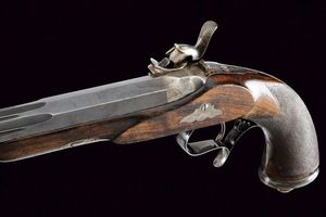 Elegante pistola a luminello in cassetta di Rieger  - Asta Rare Armi Antiche e Militaria da Tutto il Mondo - Associazione Nazionale - Case d'Asta italiane