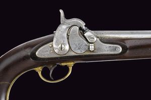 Pistola-carabina a luminello Mod. 1855  - Asta Rare Armi Antiche e Militaria da Tutto il Mondo - Associazione Nazionale - Case d'Asta italiane