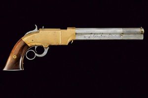 Rara Volcanic Lever Action Navy Pistol  - Asta Rare Armi Antiche e Militaria da Tutto il Mondo - Associazione Nazionale - Case d'Asta italiane