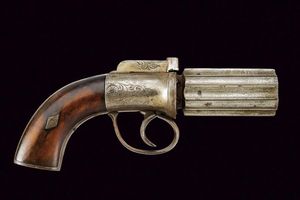 Pepperbox revolver di H. Marsh  - Asta Rare Armi Antiche e Militaria da Tutto il Mondo - Associazione Nazionale - Case d'Asta italiane