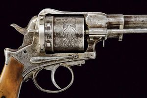 Revolver Montenegrino a percussione centrale  - Asta Rare Armi Antiche e Militaria da Tutto il Mondo - Associazione Nazionale - Case d'Asta italiane