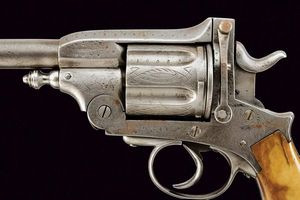 Revolver Montenegrino a percussione centrale  - Asta Rare Armi Antiche e Militaria da Tutto il Mondo - Associazione Nazionale - Case d'Asta italiane