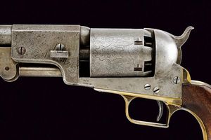 Revolver a luminello tipo Colt Dragoon con cassetta  - Asta Rare Armi Antiche e Militaria da Tutto il Mondo - Associazione Nazionale - Case d'Asta italiane