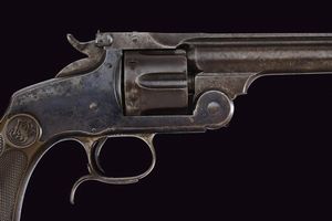 S&W New Model No. 3 Single Action Revolver  - Asta Rare Armi Antiche e Militaria da Tutto il Mondo - Associazione Nazionale - Case d'Asta italiane