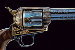 Bellissima miniatura del modello 1873 Colt di Uberti  - Asta Rare Armi Antiche e Militaria da Tutto il Mondo - Associazione Nazionale - Case d'Asta italiane