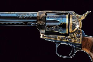 Bellissima miniatura del modello 1873 Colt di Uberti  - Asta Rare Armi Antiche e Militaria da Tutto il Mondo - Associazione Nazionale - Case d'Asta italiane