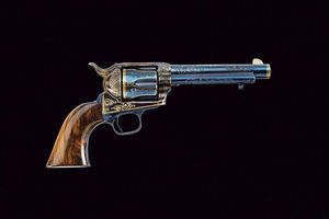 Bellissima miniatura del modello 1873 Colt di Uberti  - Asta Rare Armi Antiche e Militaria da Tutto il Mondo - Associazione Nazionale - Case d'Asta italiane