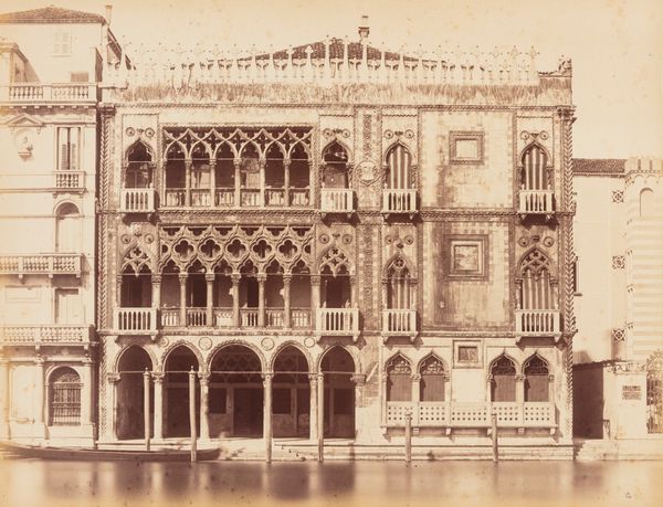 Carlo Naya : Venezia, Palazzo C Doro sul gran Canale  - Asta Fotografia: Under 1K - Associazione Nazionale - Case d'Asta italiane