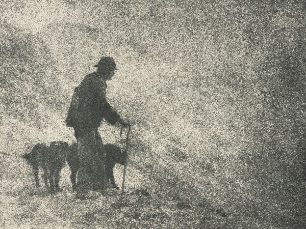 Domenico Riccardo Peretti Griva : Il pastore nella tormenta  - Asta Fotografia: Under 1K - Associazione Nazionale - Case d'Asta italiane