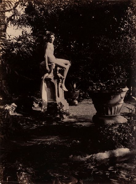 Wilhelm Von Pluschow, Attribuito a : Jardin du Palais Colonna, Rome  - Asta Fotografia: Under 1K - Associazione Nazionale - Case d'Asta italiane