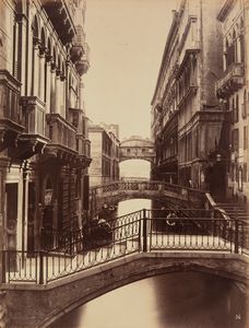 Carlo Naya - Ponte dei Sospiri preso dal Ponte del Rimedio, Venezia