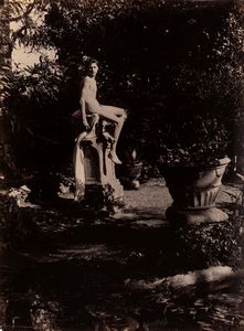 Wilhelm Von Pluschow, Attribuito a - Jardin du Palais Colonna, Rome