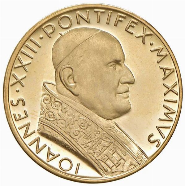 VATICANO. MEDAGLIA ORO 1961 CHE COMMEMORA L’ENCICLICA MATER ET MAGISTRA DI PAPA GIOVANNI XXIII  - Asta AUREA - Associazione Nazionale - Case d'Asta italiane