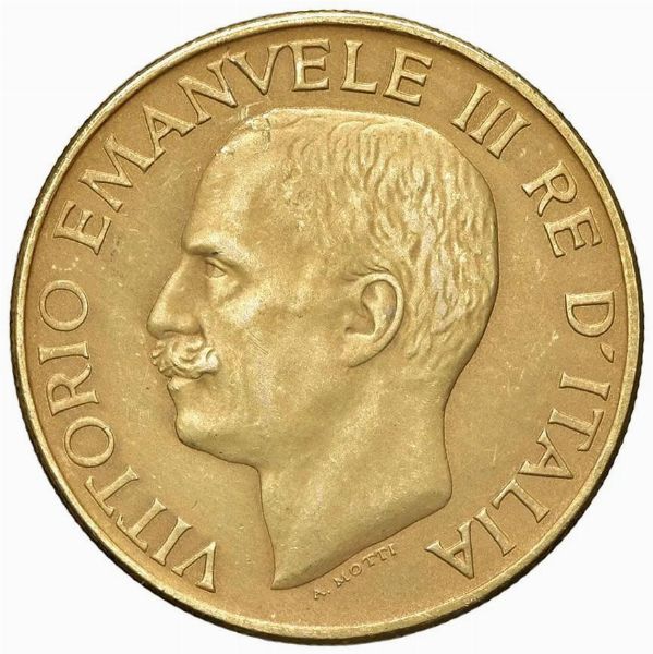 SAVOIA. RIPRODUZIONE IN ORO DELLE 100 LIRE  - Asta AUREA - Associazione Nazionale - Case d'Asta italiane