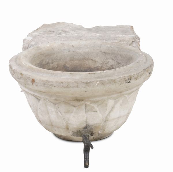 Lavabo in marmo  - Asta Antiquariato - Associazione Nazionale - Case d'Asta italiane