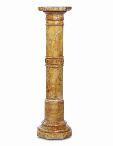 Colonna in marmo giallo  - Asta Antiquariato - Associazione Nazionale - Case d'Asta italiane