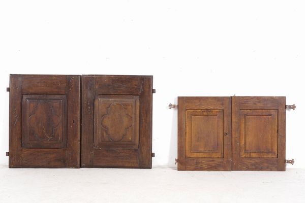 Insieme di ante in legno  - Asta Antiquariato - Associazione Nazionale - Case d'Asta italiane