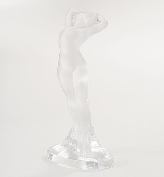 Figura femminile in cristallo Lalique  - Asta Antiquariato - Associazione Nazionale - Case d'Asta italiane