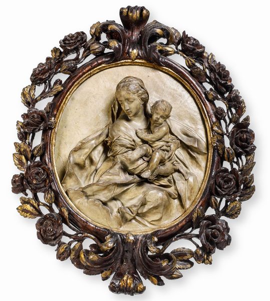 Giuseppe Maria Mazza : Bologna, prima met del XVIII secolo. Madonna con Bambino  - Asta Scultura e Oggetti d'Arte - Associazione Nazionale - Case d'Asta italiane