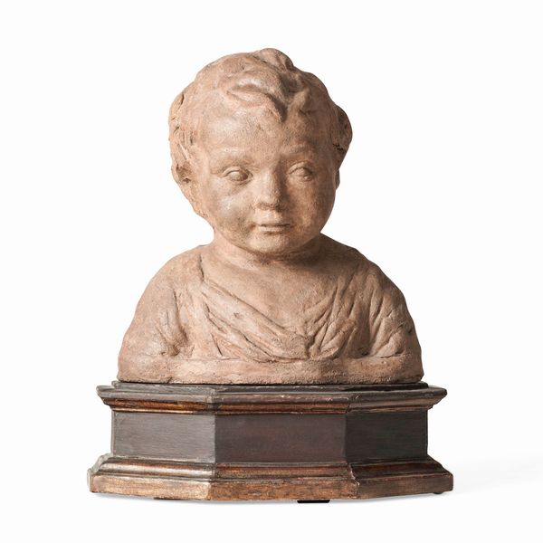 Sandro di Lorenzo Maestro dei Bambini Turbolenti : Maestro dei bambini turbolenti Busto di fanciullo  - Asta Scultura e Oggetti d'Arte - Associazione Nazionale - Case d'Asta italiane