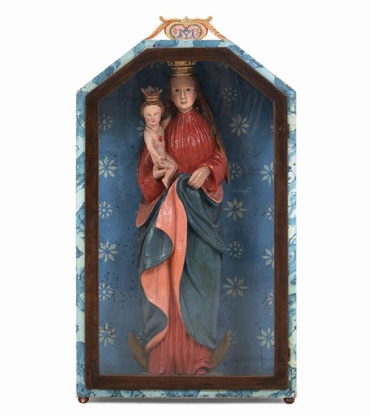 Scultore dell'arco alpino orientale, XVI-XVII secolo Madonna con Bambino  - Asta Scultura e Oggetti d'Arte - Associazione Nazionale - Case d'Asta italiane