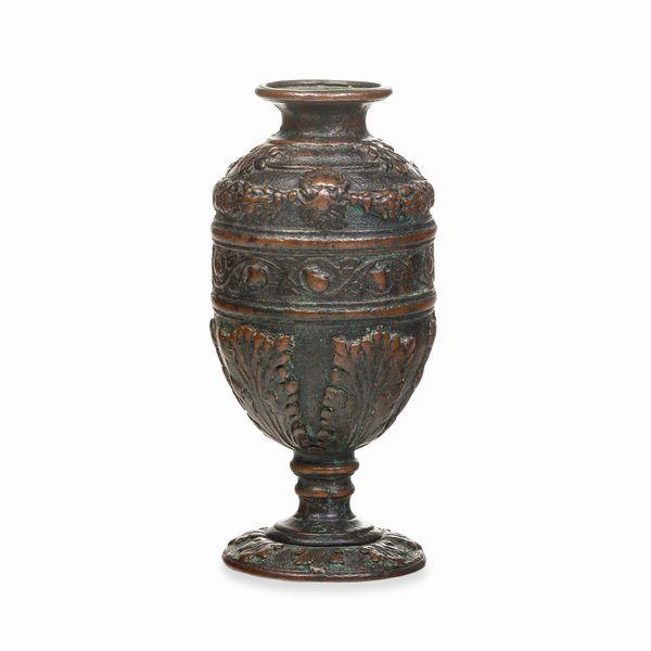 Fonditore italiano del XVI-XVII secolo Vaso  - Asta Scultura e Oggetti d'Arte - Associazione Nazionale - Case d'Asta italiane