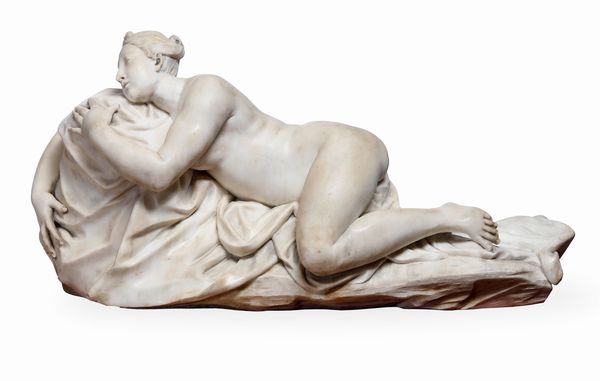 Arte barocca italiana del XVII secolo Figura mitologica femminile dormiente, Eos (?)  - Asta Scultura e Oggetti d'Arte - Associazione Nazionale - Case d'Asta italiane