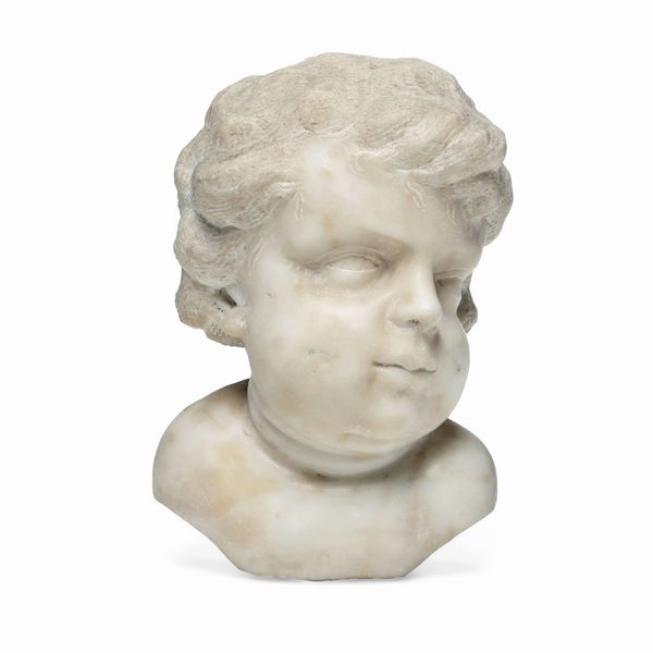 Arte barocca italiana, XVII-XVIII secolo Busto di fanciullo  - Asta Scultura e Oggetti d'Arte - Associazione Nazionale - Case d'Asta italiane