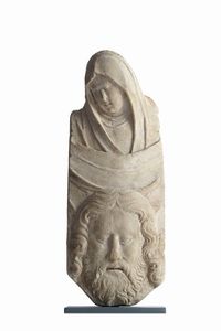 Arte tardo gotica, Borgogna, XV secolo Veronica  - Asta Scultura e Oggetti d'Arte - Associazione Nazionale - Case d'Asta italiane