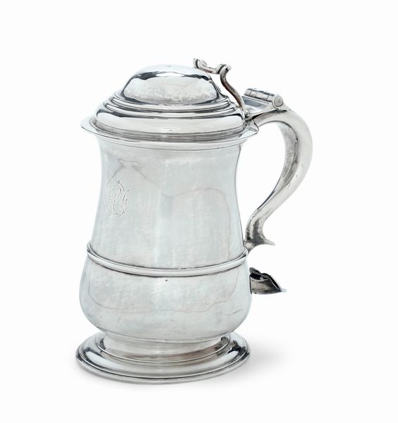 Tankard. Newcastle, 1757. Argentiere John Langlands I  - Asta Argenti da Collezione | XX secolo - Associazione Nazionale - Case d'Asta italiane