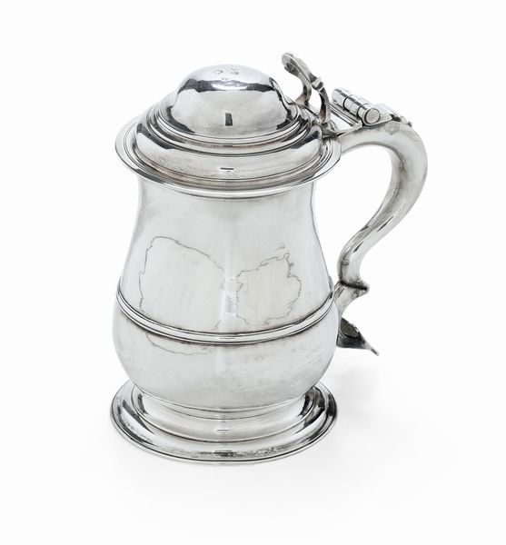 Tankard. Londra 1748. Argentiere Richard Bale.  - Asta Argenti da Collezione | XX secolo - Associazione Nazionale - Case d'Asta italiane