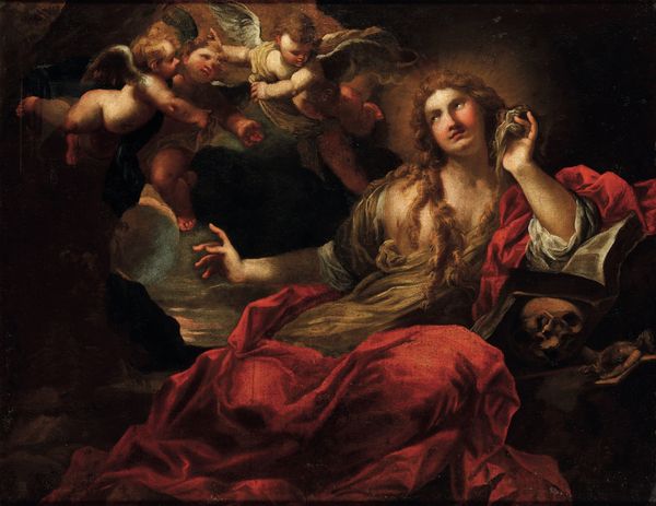 Valerio Castello : Maddalena penitente  - Asta Dipinti Antichi - Associazione Nazionale - Case d'Asta italiane