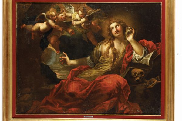 Valerio Castello : Maddalena penitente  - Asta Dipinti Antichi - Associazione Nazionale - Case d'Asta italiane