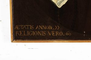 Scuola del XVIII secolo Ritratto di frate con lettera  - Asta Dipinti Antichi - Associazione Nazionale - Case d'Asta italiane