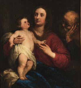 Orazio De Ferrari - Sacra Famiglia