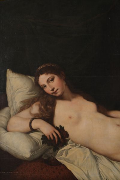 Tiziano Vecellio copia da : Venere di Urbino  - Asta Old Masters - Associazione Nazionale - Case d'Asta italiane