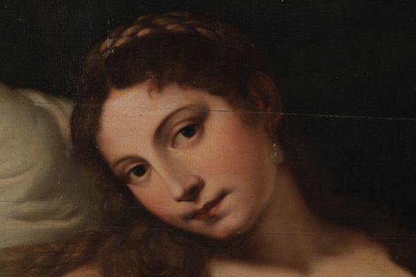 Tiziano Vecellio copia da : Venere di Urbino  - Asta Old Masters - Associazione Nazionale - Case d'Asta italiane