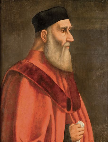 Gentile Bellini : Ritratto di senatore veneziano  - Asta Old Masters - Associazione Nazionale - Case d'Asta italiane