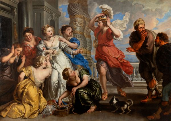 Pietro Paolo Rubens : Achille scoperto da Ulisse tra le figlie di Licomede  - Asta Old Masters - Associazione Nazionale - Case d'Asta italiane