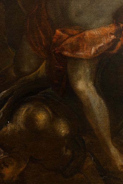 Jacopo Robusti detto Tintoretto (1519 Venezia-1594 Venezia) e aiuti La Virt che fustiga il Vizio  - Asta Old Masters - Associazione Nazionale - Case d'Asta italiane