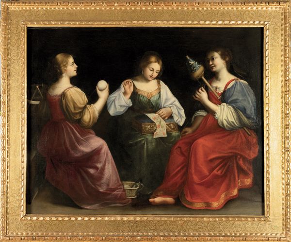 Sebastiano Brunetti : Scuola di cucito  - Asta Old Masters - Associazione Nazionale - Case d'Asta italiane