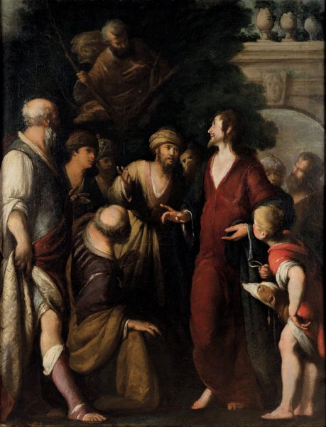 Bernardo Strozzi : Conversione di Zaccheo  - Asta Old Masters - Associazione Nazionale - Case d'Asta italiane