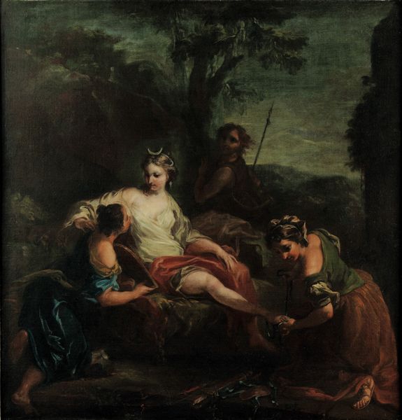 Scuola veneta del XVIII secolo Diana e Atteone  - Asta Old Masters - Associazione Nazionale - Case d'Asta italiane