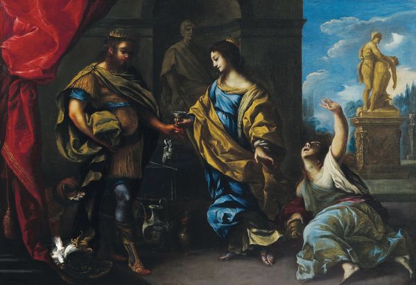 Ercole Graziani : Sofonisba che riceve la coppa del veleno  - Asta Old Masters - Associazione Nazionale - Case d'Asta italiane