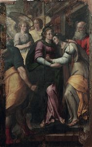 Giovanni Paolo Lolmo - Elisabetta riceve la visita di Maria