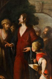 Bernardo Strozzi : Conversione di Zaccheo  - Asta Old Masters - Associazione Nazionale - Case d'Asta italiane