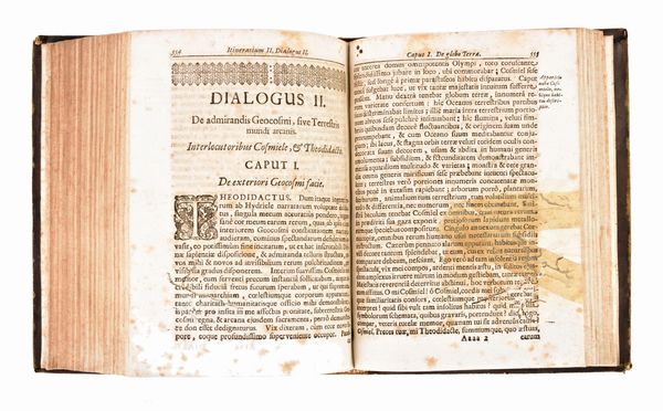 Kircher, Athanasius : Iter extaticum coeleste... a P. Gaspare Schotto Regiscuriano... Hac secunda editione praelusionibus & scholiis illustratum...  Herbipoli, Johannis Andreae Endteri & Wolfgangi junioris haeredum. Prostat Norimbergae apud eosdem, 1671  - Asta Libri Rari & Manoscritti del XVI Secolo - Associazione Nazionale - Case d'Asta italiane