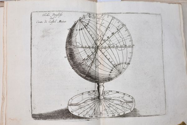 Coronelli, Vincenzo: EPITOME COSMOGRAFICA, O COMPENDIOSA INTRODUTTIONE ALL'ASTRONOMIA, GEOGRAFIA, & IDROGRAFIA, PER L'USO, DILUCIDATIONE, E FABBRICA DELLE SFERE, GLOBI, PLANISFERJ, ASTROLABJ, E TAVOLE GEOGRAFICHE, E PARTICOLARMENTE DEGLI STAMPATI, E SPIEGATI NELLE PUBLICHE LETTIONI … Colonia [i.e. Venezia], 1693, ad istanza di Andrea Poletti in Venetia.  - Asta Libri Rari & Manoscritti del XVI Secolo - Associazione Nazionale - Case d'Asta italiane