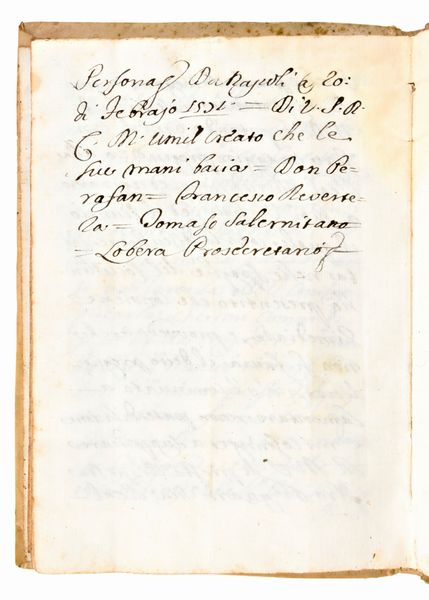 [Manoscritto '800] Notizie politiche ed economiche. Nunziatura Apostolica Napoli, circa 18th secolo  - Asta Libri Rari & Manoscritti del XVI Secolo - Associazione Nazionale - Case d'Asta italiane